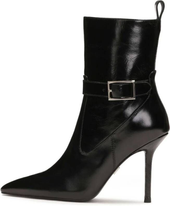 Kazar Elegante zwarte laarzen op een dunne stilettohak