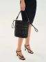 Kazar Elegante zwarte sandalen met effectieve banden Black Dames - Thumbnail 9