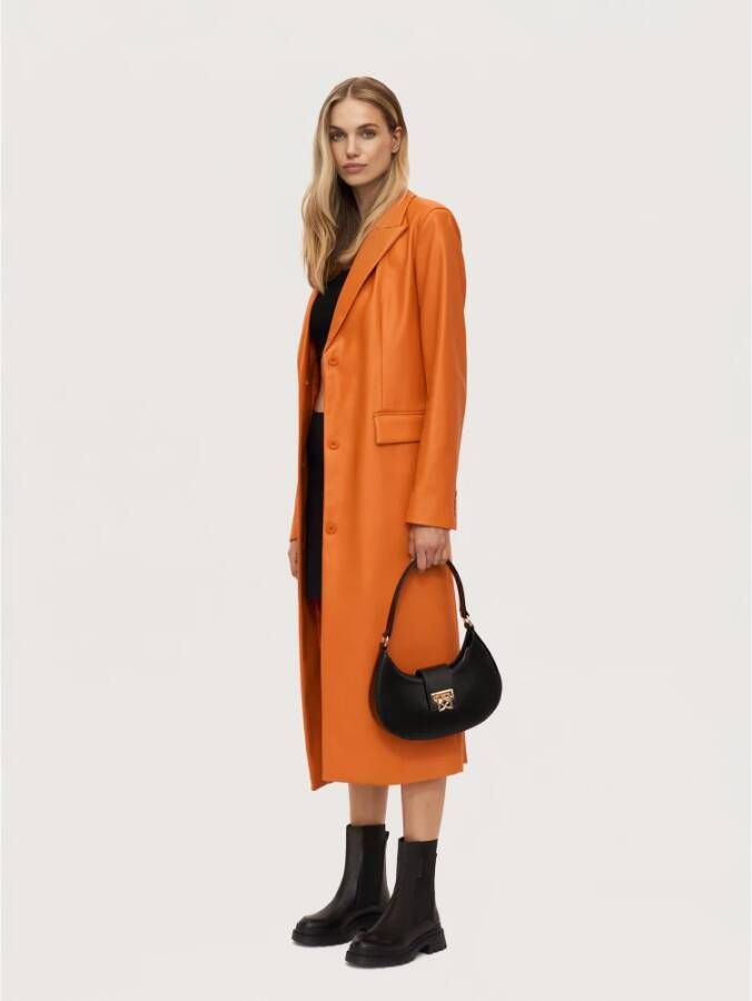 Kazar Futuristische Chelsea Leren Booties Black Dames
