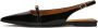 Kazar Gelakte platte slingback pumps - Thumbnail 2