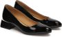 Kazar Gelakte pumps met lage brede hak Black Dames - Thumbnail 3