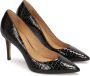 Kazar Gelakte pumps met reliëfprint Black Dames - Thumbnail 2