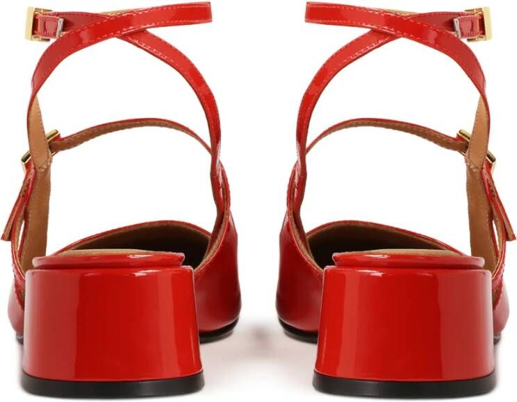 Kazar Gelakte rode pumps Red Dames