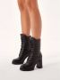 Kazar Gewatteerde leren veterschoenen Black Dames - Thumbnail 3