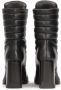 Kazar Gewatteerde leren veterschoenen Black Dames - Thumbnail 6