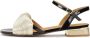 Kazar Goud-zwarte lage sandalen met hak - Thumbnail 2