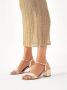 Kazar Gouden lage sandalen met hak Yellow Dames - Thumbnail 4