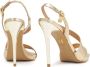 Kazar Gouden leren sandalen met hak Yellow Dames - Thumbnail 7