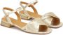 Kazar Gouden platte sandalen met lage hak Yellow Dames - Thumbnail 3