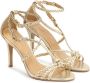Kazar Gouden sandalen met gevlochten bandjes Yellow Dames - Thumbnail 2