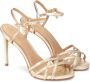 Kazar Gouden sandalen met gevlochten bandjes Yellow Dames - Thumbnail 3