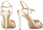 Kazar Gouden sandalen met gevlochten bandjes Yellow Dames - Thumbnail 7