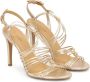 Kazar Gouden stiletto sandalen met dunne bandjes Yellow Dames - Thumbnail 3