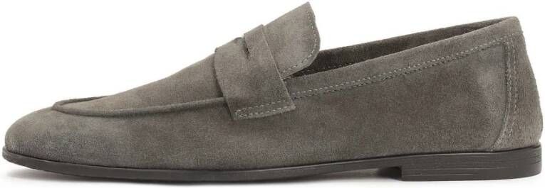 Kazar Grijze suède loafers