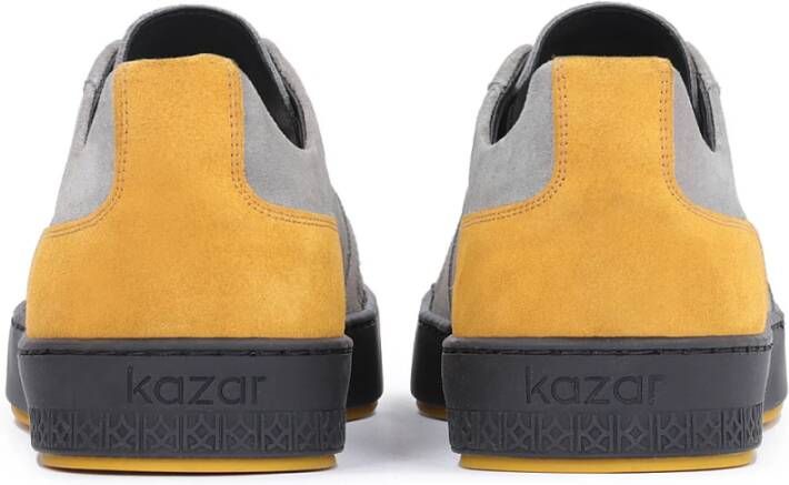 Kazar Grijze suède vetersneakers voor heren Multicolor Heren