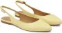Kazar Heldergele platte pumps met open hiel Yellow Dames - Thumbnail 2