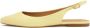 Kazar Heldergele platte pumps met open hiel Yellow Dames - Thumbnail 5