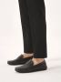 Kazar Heren chique zwarte mocassins met reliëfpatroon Black Heren - Thumbnail 5