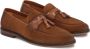 Kazar Heren elegante loafers van bonded leer versierd met een clutch Brown Heren - Thumbnail 3