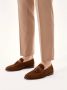 Kazar Heren elegante loafers van bonded leer versierd met een clutch Brown Heren - Thumbnail 4