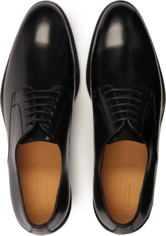 Kazar Heren elegante zwarte Derby schoenen uit de Limited Edition collectie Black Heren