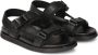 Kazar Heren leren sandalen met verstelbare banden Black Heren - Thumbnail 3