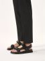 Kazar Heren leren sandalen met verstelbare banden Black Heren - Thumbnail 4