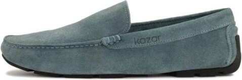 Kazar Heren lichtblauwe mocassins
