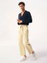 Kazar Heren minimalistische off-white leren sneakers White Heren - Thumbnail 7