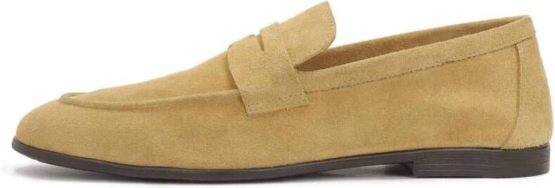 Kazar Heren suède loafers met riem