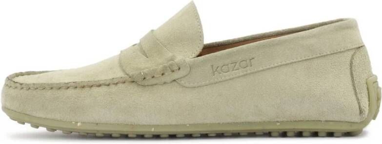 Kazar Heren suède mocassins met gevlekte patroon zool
