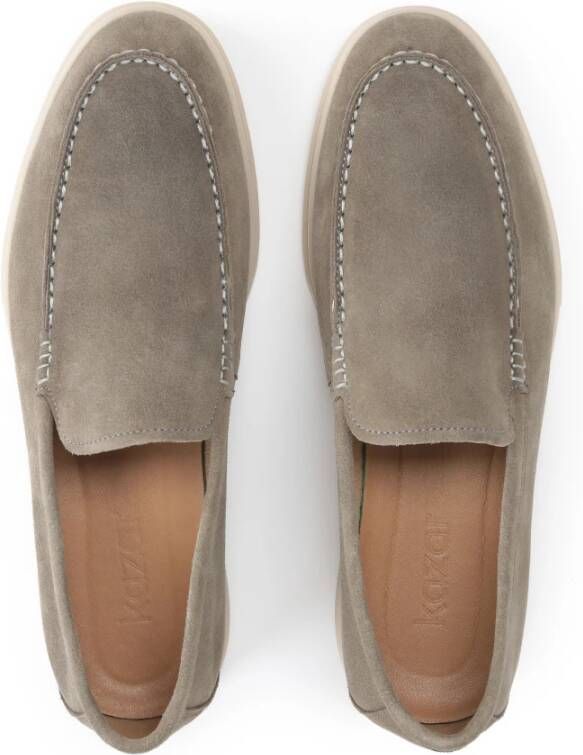 Kazar Heren suède taupe vrijetijdsschoenen Beige Heren