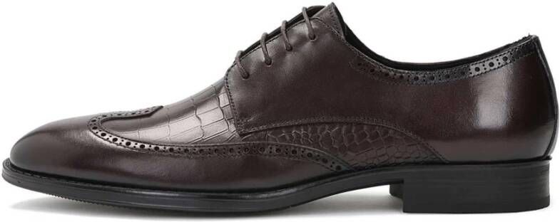 Kazar Herenformele schoenen met een effectief patroon