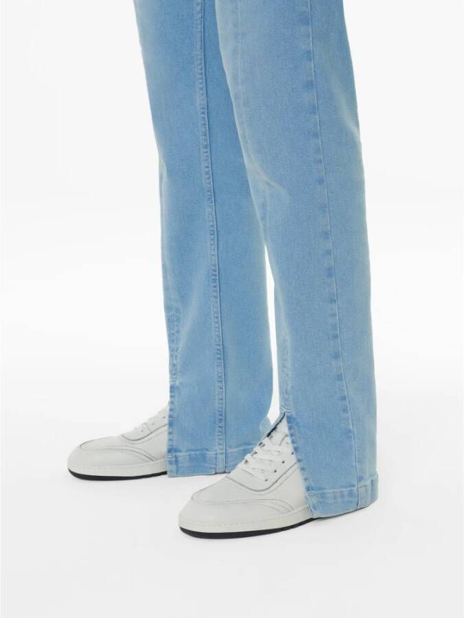 Kazar Herenstudio witte leren sneakers versierd met draden White Heren