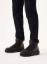 Kazar High-top sneakers met mat rubberen inzetstuk Black Heren - Thumbnail 3