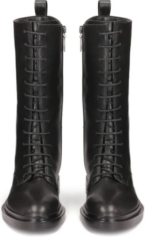 Kazar Hoge laarzen in minimalistische stijl Black Dames