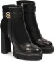 Kazar Hoge stiletto laarzen van suède en glad leer Black Dames - Thumbnail 2