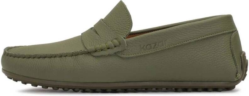 Kazar Khaki mocassins voor heren