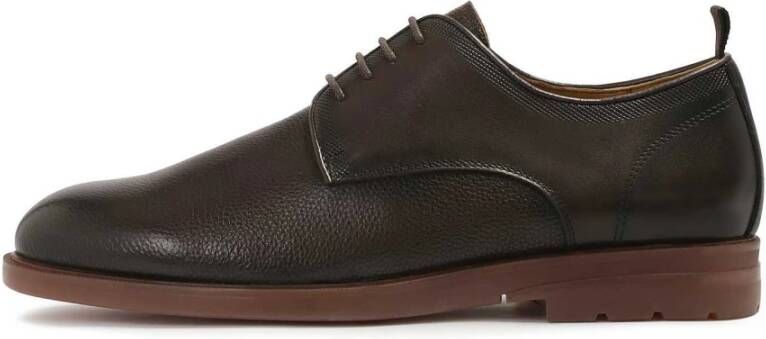 Kazar Klassieke bruine leren halfschoenen