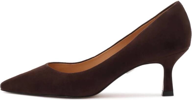 Kazar Klassieke bruine suède pumps
