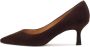 Kazar Klassieke bruine suède pumps - Thumbnail 2