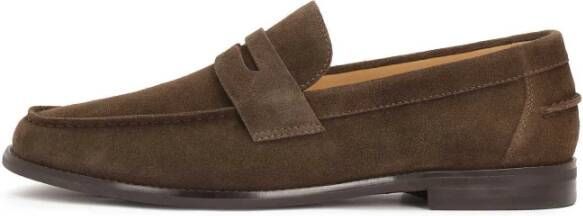 Kazar Klassieke loafers van bruin suède