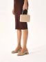 Kazar Klassieke pumps met lage hak en decoratie aan de voorkant Beige Dames - Thumbnail 5