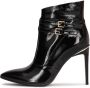 Kazar Klassieke zwarte lakleren stilettohak laarzen Black Dames - Thumbnail 6