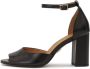 Kazar Klassieke zwarte sandalen met brede band - Thumbnail 2