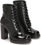 Kazar Krokodillenpatroon laarzen Black Dames - Thumbnail 3