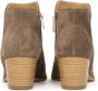 Kazar Lage cowboy laarzen in suède Beige Dames - Thumbnail 6