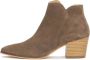 Kazar Lage cowboy laarzen in suède Beige Dames - Thumbnail 8