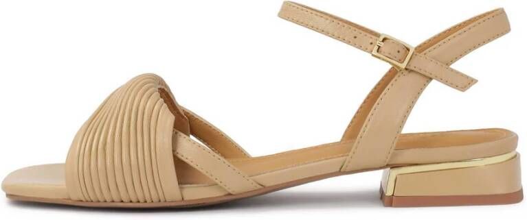 Kazar Lage leren sandalen