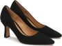 Kazar Lage suède pumps met verlengde neuzen Black Dames - Thumbnail 3
